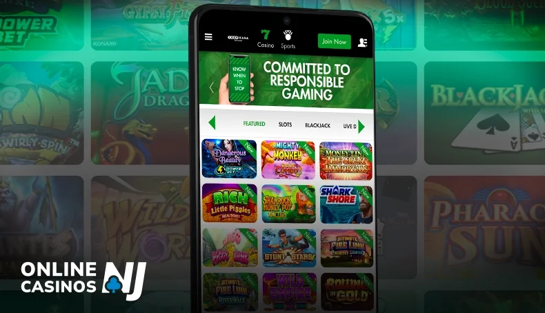 Tropicana Casino Mobile Screenshot